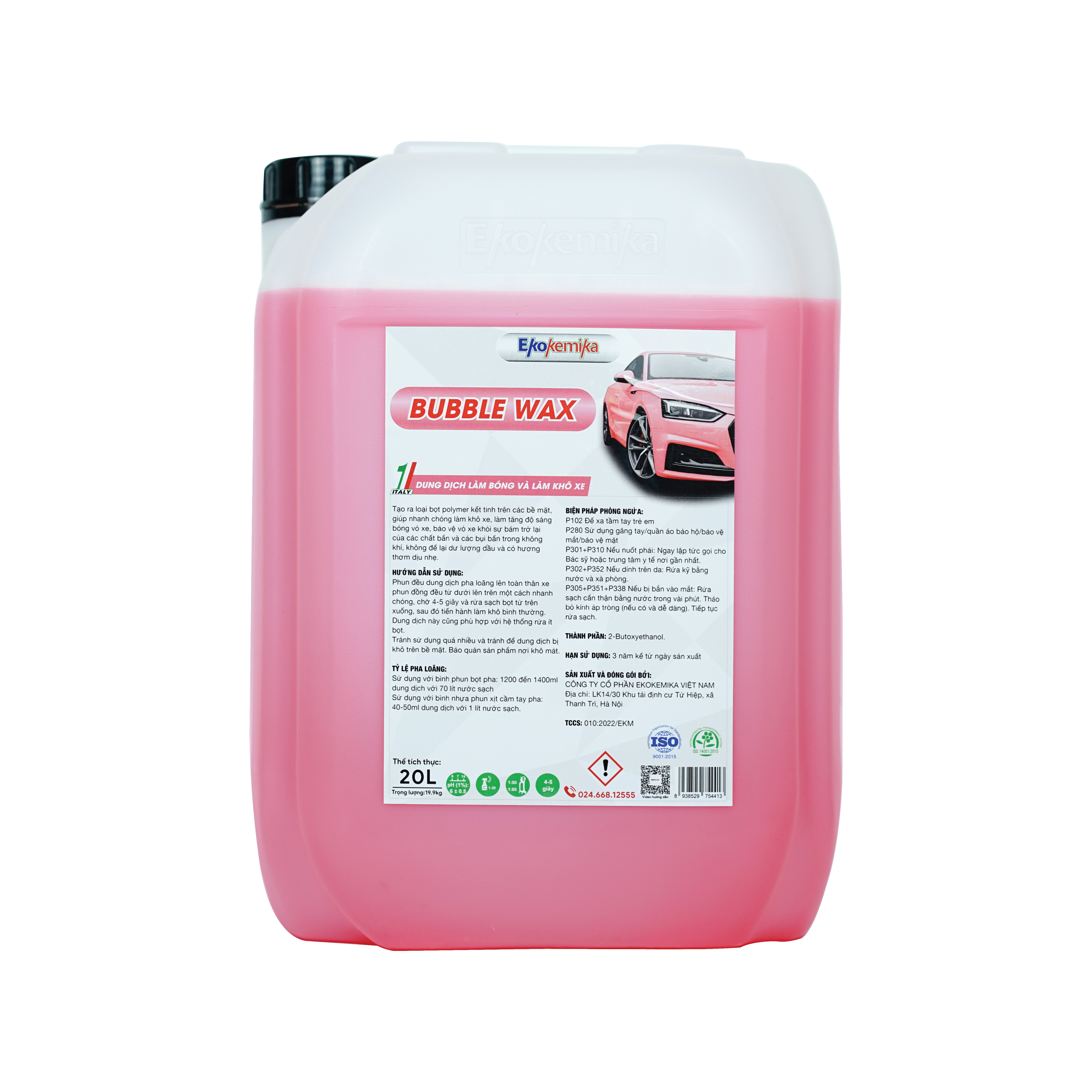Dung dịch phủ bóng sơn xe Bubble Wax