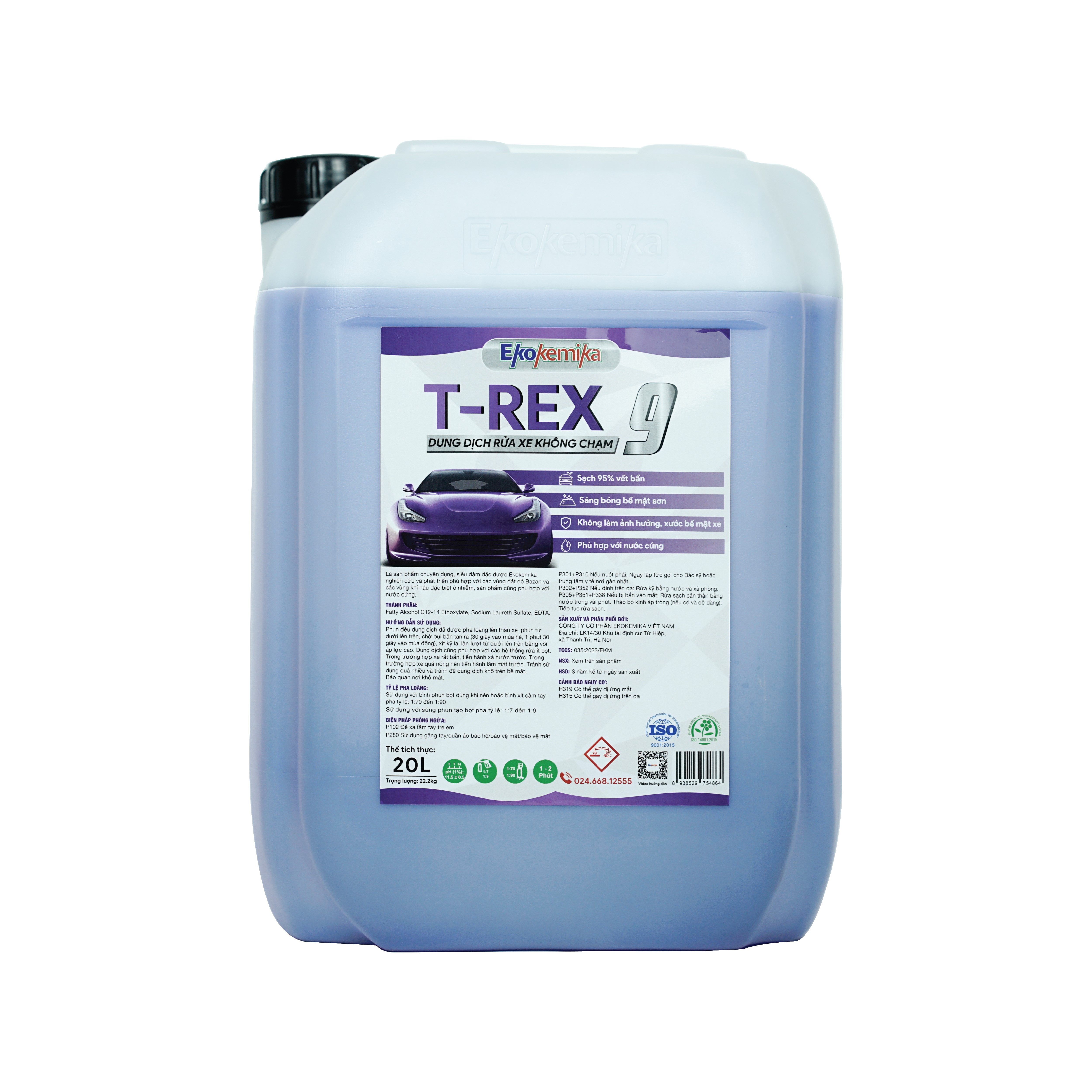 Dung dịch rửa xe không chạm T-Rex 9